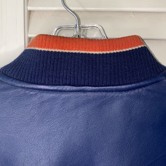 Men’s Vintage Leather Denver Broncos Coat…🏈 - Picture 10 of 13